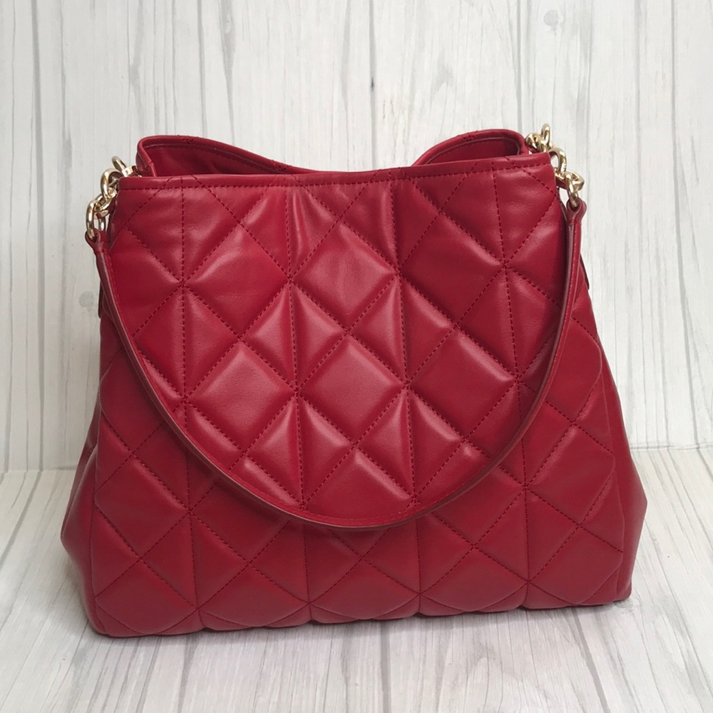 Red Coach bag